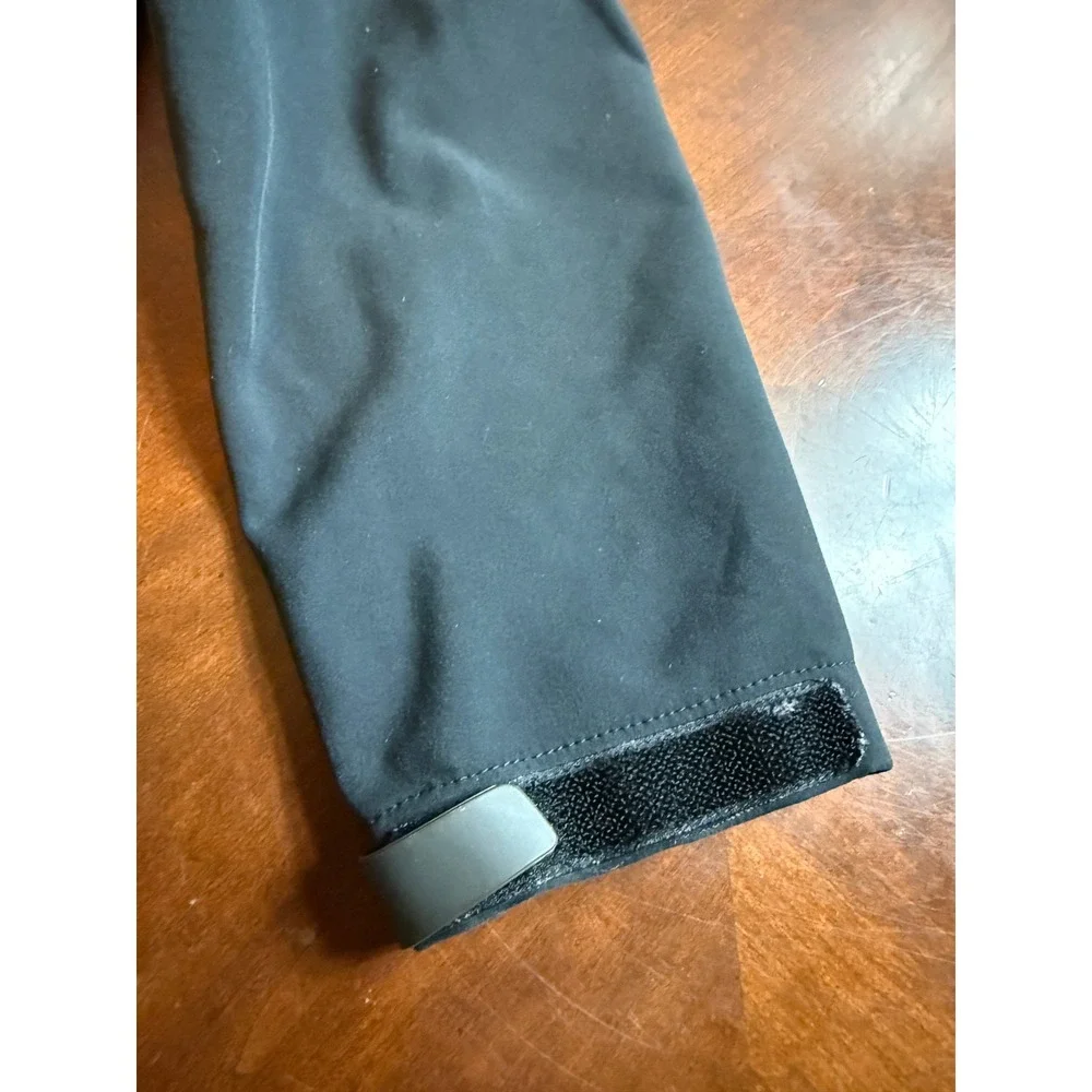 The North Face Apex Bionic Softshell Jacket Mens Medium Grey Black Full Zip